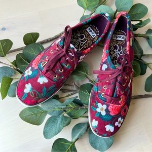 NEW Keds x Rifle Paper Co. Velvet Birch Champion Sneaker